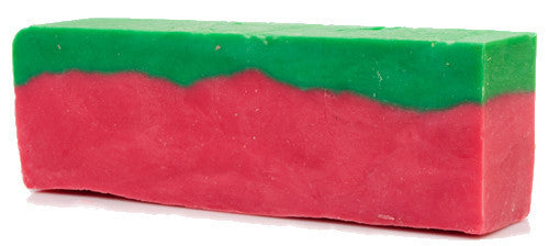 Watermelon Olive Oil Artisan Soap Slice buy-per-slice