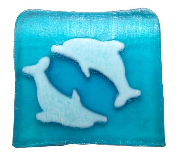 Dancing Dolphins Soap - 115g Slice (sea breeze) buy-per-slice