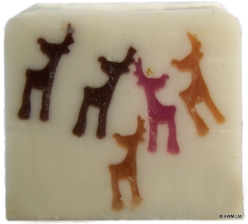 Reindeers Soap - 115g Slice buy-per-slice ,christmas